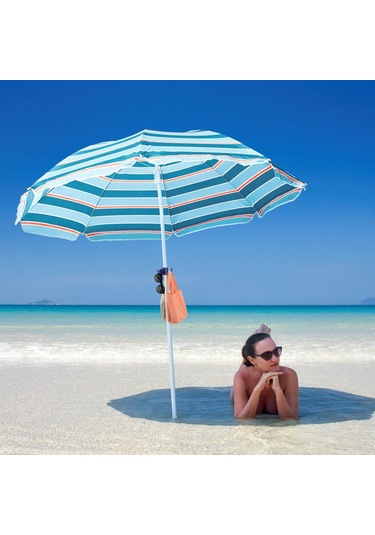 Plaj Şemsiyesi Kancası, 2 Adet 4 Pimli Plastik Şemsiye Askısı F Diğer