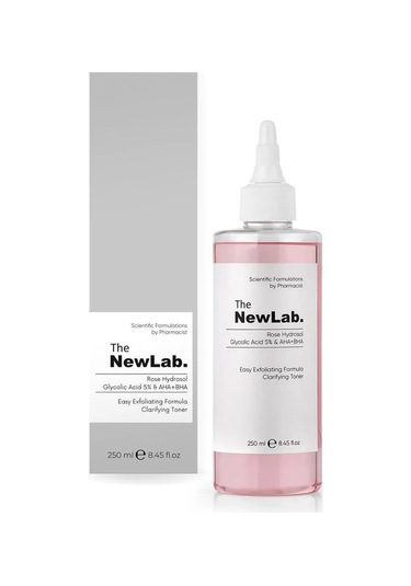 The NewLab Aydınlatıcı, Cilt Tonu Eşitleyici Ve Gözenek Sıkılaştırıcı Toner (Glycolic Acid 5% Aha Bha) 250 Ml
