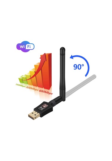 Juo Db600Ac Dual Band 600Mbps USB Wi-Fi Kablosuz Alıcı Ağ Adaptörü
