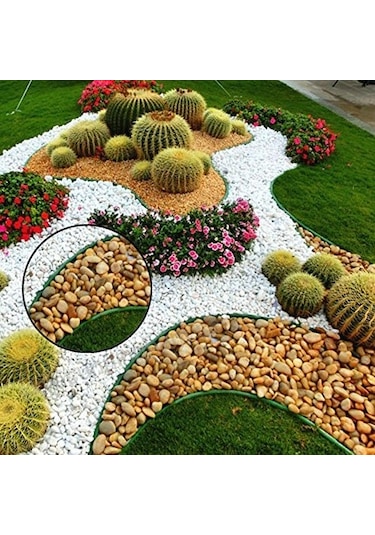 Çim Ayırıcı 20 M Çim Sınırlayıcı Taş Toprak Ayırıcı Çim Bariyeri