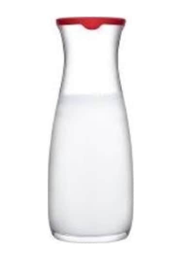 Paşabahçe Surahi 43813 Kırmızı Silikon Kapaklı Karaf 1180 CC