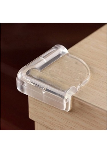 Baby Lock Çocuk Güvenlik Silikon Yumuşak Köşe Koruyucusu 4 Adet Çok Renkli