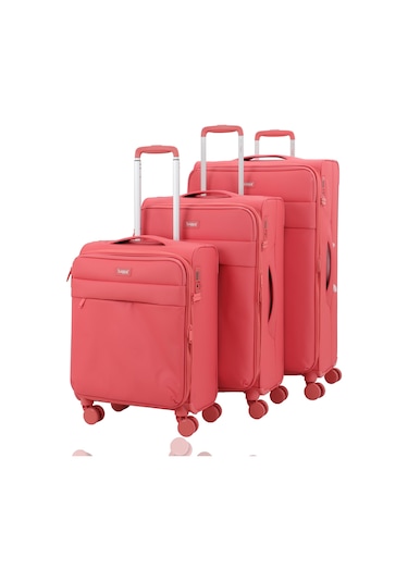Baggaj V2413 Super Lıght Valiz Gri Pınk