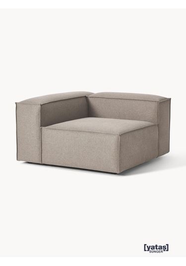 Most Mollis Köşe Modül Berjer Silinebilir 10 Kahverengi Keten Kum Kahverengi