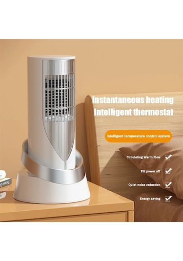 Jialan Jl Masaüstü Sıcak Havalı Isıtıcı İki Dişli Isınma Fan 1200W