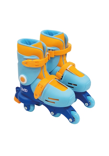 Ayarlanabilir Dönüşen Tekerlekli 2 In 1 Twisty Paten - Mavi