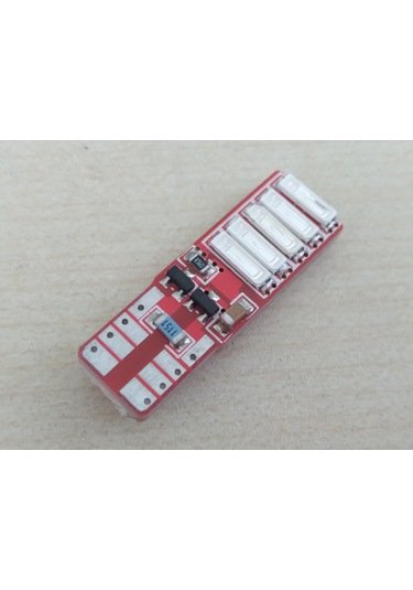 T10 Dipsiz Led Ampul 4adet Canbus Mavi 12v T10 Park, Sinyal, Plaka Ampulu