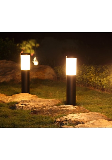 Cata Ct-7013 Bahçe Duvar Aydınlatma E27 Duylu Beyaz - Siyah