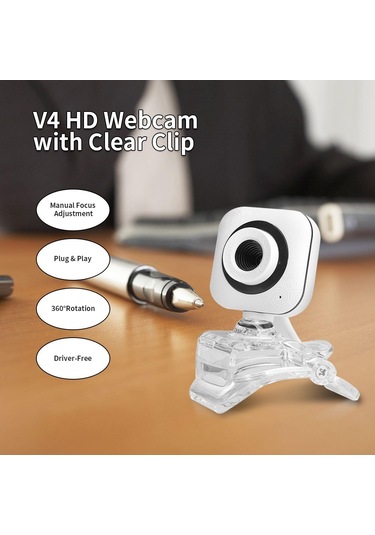 Cbtx Taşınabilir HD Web Kamerası 480P 0.3 MP 30 FPS Kamera