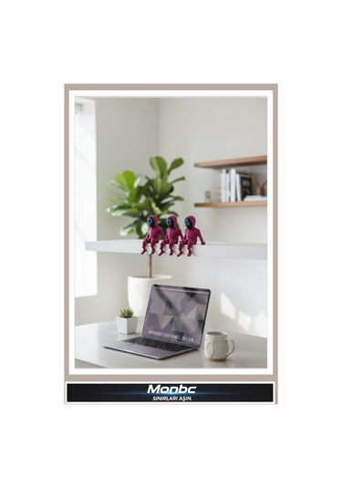 Monbc Squid Game 3 Lü Koruma Figür Seti 3d Tasarım Dekoratif Biblo, Hediyelik Ve Ev Ofis İçin Şık Aksesuar