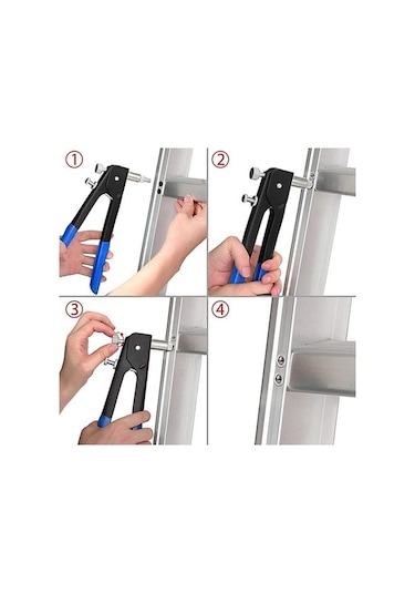 Gebibd Somunu Seti Perçin Mavi Alet Adet 86 - Ay