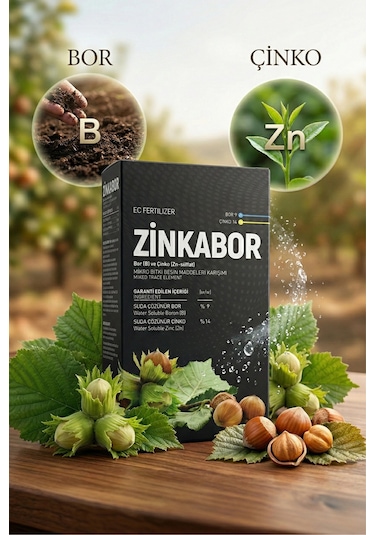 Zinkabor Ec Fertilizer Mikro Elementli Gübre 1kg 1 kg