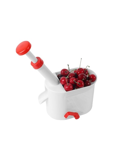 Dancemonkey Cbtx Mutfak Aracı Yüksek Kaliteli Kiraz Tart Çukurları Meyve Çekirdeği Stoner Sökücü Zımba, Meyve Çekirdeği Sökme Aleti Beyaz