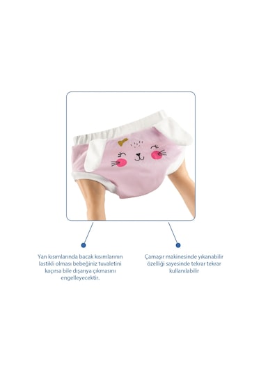Babyjem - Soft Alıştırma Külodu Pembe 2 Yaş