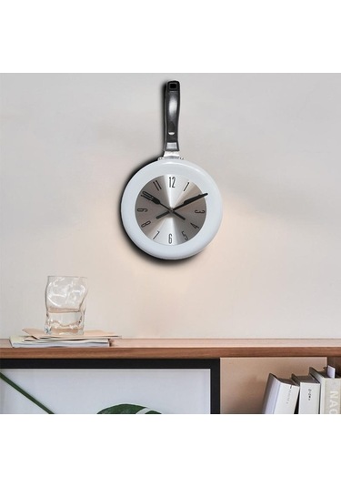 Pazly Tavası Suntek Sevimli Sanat Saati Kızartma Inç Duvar Beyaz Beyaz 8 Rm Çok Renkli