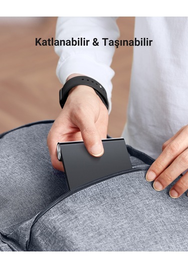 Ugreen Çok Amaçlı Masaüstü Telefon Standı, Siyah, 50747