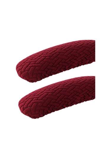 Suntek 2 Adet Ofis Koltuğu Kol Dayama Kılıfları Kırmızı