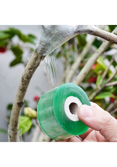 Lebihmurah 3663 100 M/rulo Pvc Aşılama Bandı Bahçe Aletleri Meyve Ağacı Budama Makası Engraft Şube Bahçe Bağlama Kemer Kravat Bandı