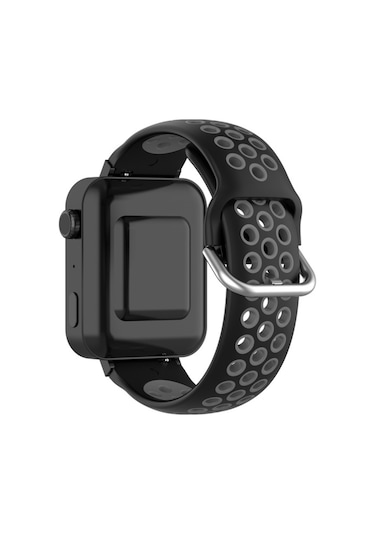 Xiaomi Watch / Huawei Honor S1 18mm İki Renkli Spor Saat Kordonu