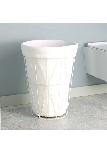 TEKNOTEL  BEZLİ 2 ADET ORGANİZER SEPET BEYAZ MG012