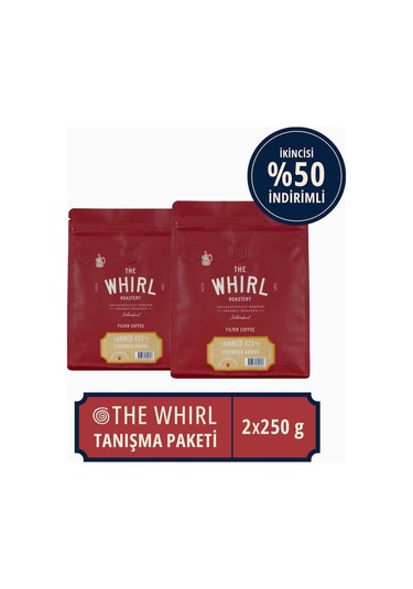 The Whirl Tanned 423°F Çekirdek Kahve 250 G x 2 Adet