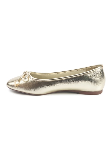 Nine West Veronıc 5pr Altın Kadın Babet 000000000102012389 Altın