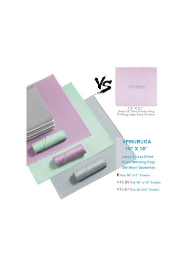 Balık Ölçeği Streak Ücretsiz Sihirli Cam Pencere Araç Aynası Mikrofiber Temizlik Bezleri, Paket 6, Mix