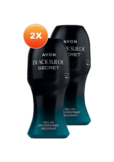 Avon Black Suede Secret Erkek Roll-On Deodorant 2 x 50 ML