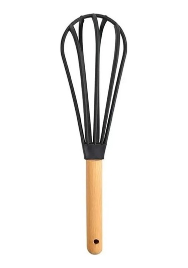 Ahşap Saplı Servis Çırpıcı Royaleks-80813 Asorti