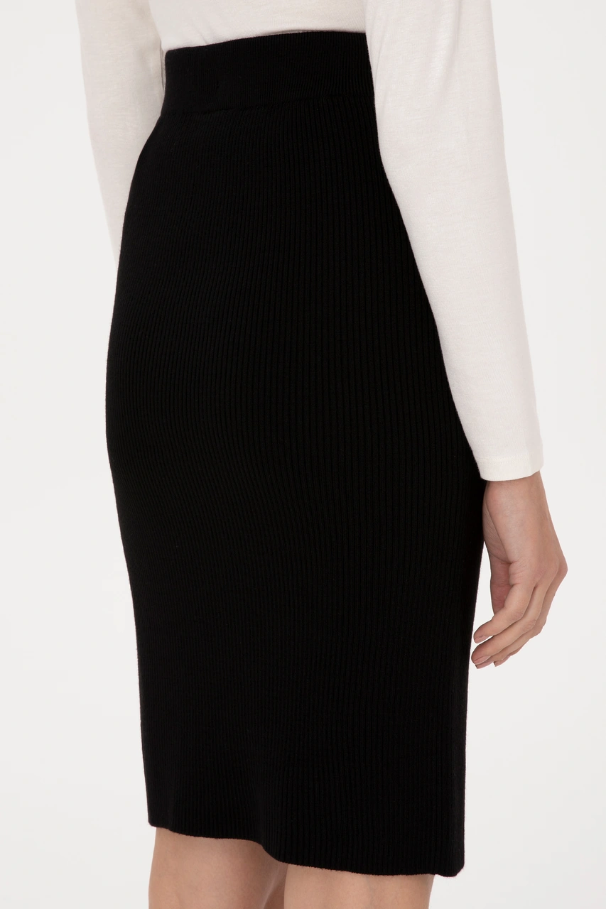 U.s. Polo Assn. Kadın Siyah Etek Triko 50315594-vr046 Siyah