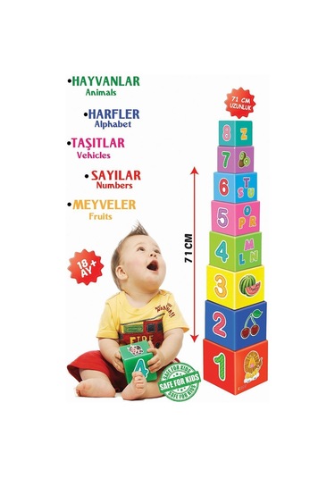 2137 Diytoy Eğitici Denge Kule  Oyunu