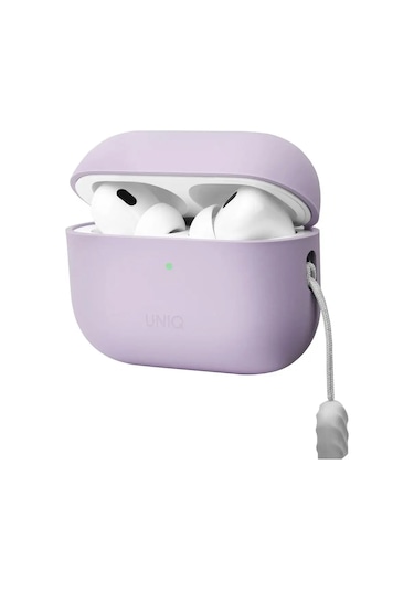 Unıq Airpods Uyumlu Pro 2 İçin Lıno Silikon Kılıf Bilek Askısı İle 147855455 Leylak