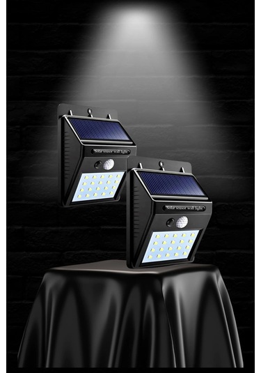 Güneş Enerjili Sensörlü Duvar Lambası Bahçe Lamba Suya Dayanıklı Bahçe Aydınlatma Çok Renkli