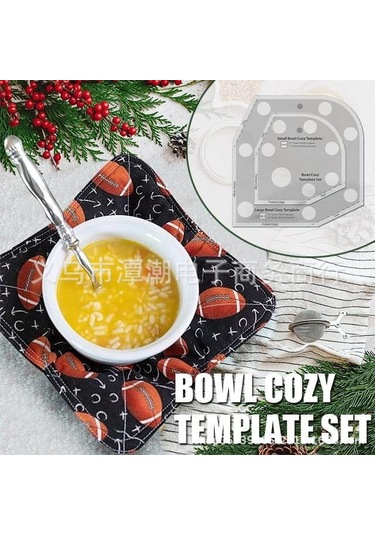 Jeehugo 8 İnç Orta Boy Akrilik Dikiş Şablonu - Bowl Cozy Ev İçin Kullanıma Kolay Konforlu Tabak Kalıbı DiğER