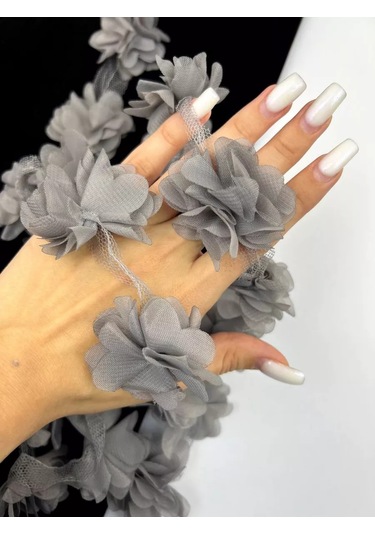 Slubov'u Çiçeklerden El İşi Ve Dikiş Şeridi 1m 256868562