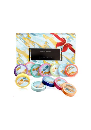 Maiyame 12 Adet Aromaterapili Banyo Bombası Seti - 35g Esansiyel Yağlı Rahatlatıcı Duş Tabletleri Diğer