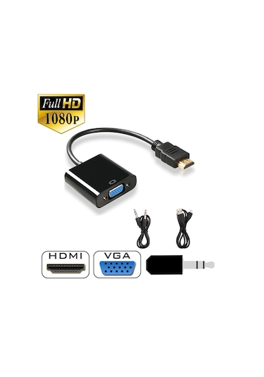 Ps3 - Xbox Uyumlu Hdmı Vga Dönüştürücü %100 Çalışır
