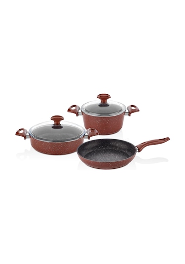 Falez Çınar 5 Parça Granit Set