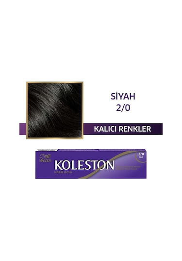 Koleston Single Tüp Saç Boyası 2/0 Siyah