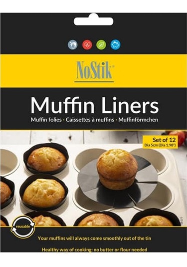 Nostik Muffin Kağıdı 5cm Siyah