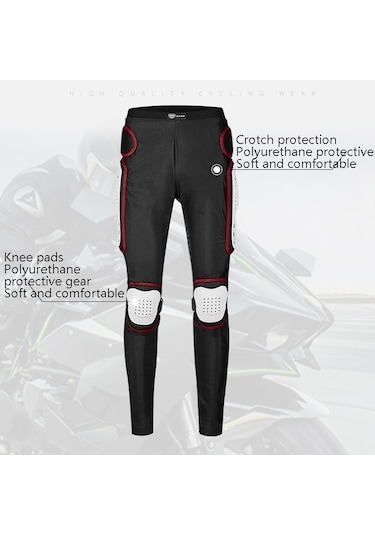 Sones Sulaıte Motosiklet Kros Binme Koruyucu Kalça Pantolonu Siyah L