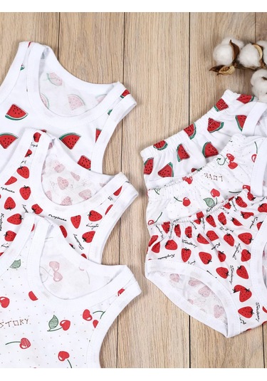 Matvejka 3 Parça Atlet Ve Külot İç Giyim Seti 216192131 Beyaz