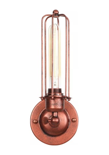 Riolight Bakır Eskitme Kafesli Aplik Eskitme
