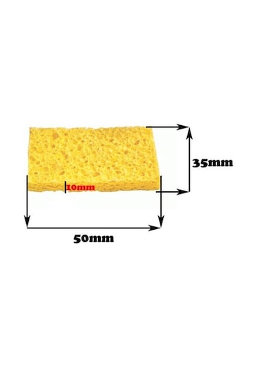 Havya Temizleme Süngeri - Lehim Süngeri 35*50*1.0Mm (533636484)