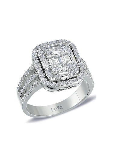 Lova 1,07 Karat Baget Pırlanta Yüzük - 1030248