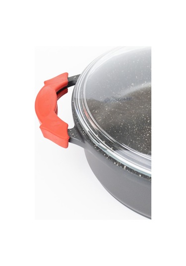 Masterchef Aluminyum Döküm K.yarık Tencere 24 Cm Gri