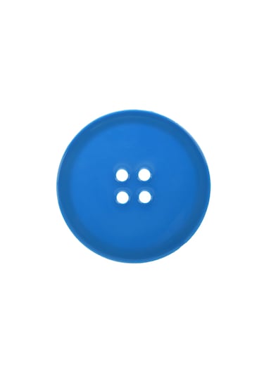 Xurunkeji Büyük Düğmeli Silikon Bardak Altlığı Eğlenceli Yenilikçi Tasarım Kitsch Retro İçecekler Yer Matı - Mavi Mavi