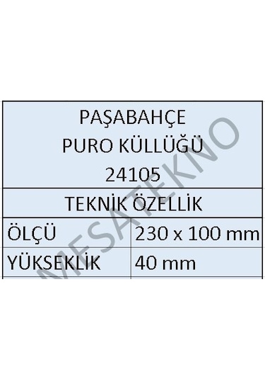 Paşabahçe Nude 24105 Çift Oluklu Puro Küllüğü