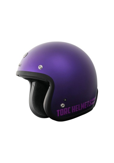 Torc T-50 Del Mar Call Indecent Açık Motosiklet Kaskı Mor