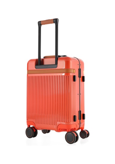 Orta Boy Tsa Kilitli Ve 360 Dönebilen Tekerlekli Seyahat Valizi - Turuncu Turuncu